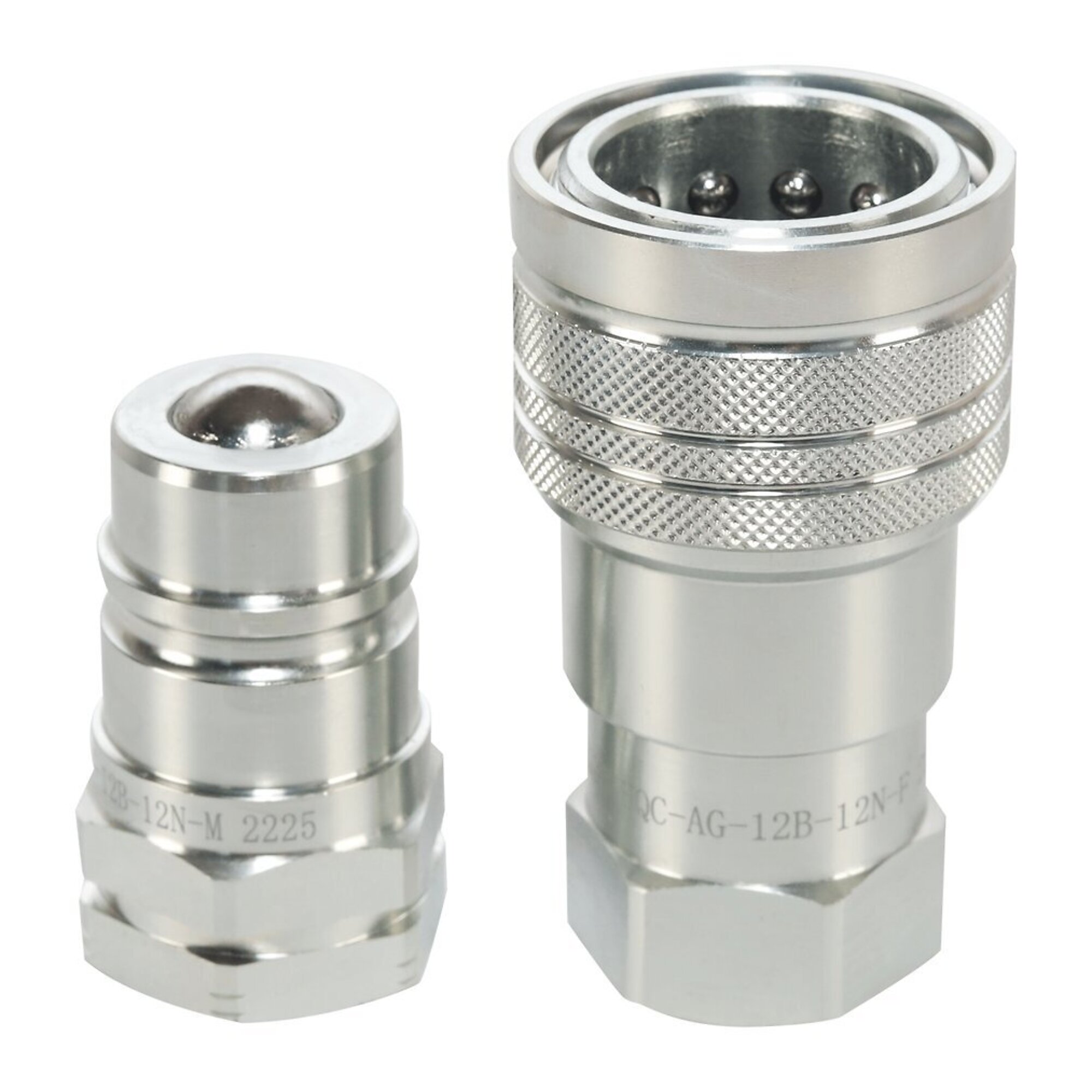 Magister 3/4? AG Hydraulic Quick Couplers Set - 3/4? NPT Port